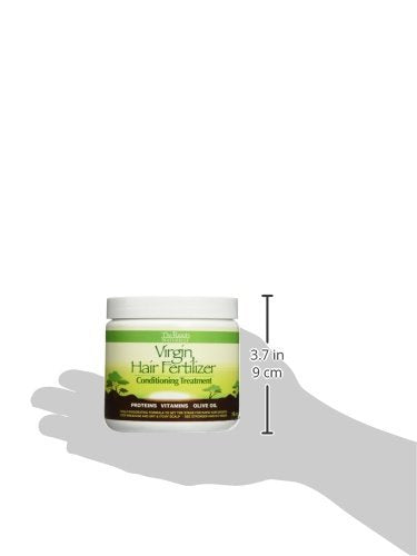 The Roots Naturelle Virgin Hair Fertilizer Conditioning Treatment (1 Jar 16oz) - Virgin Hair Fertilizer (Large 16oz). Helps Strengthen Hair - Duafe Beauty Collective