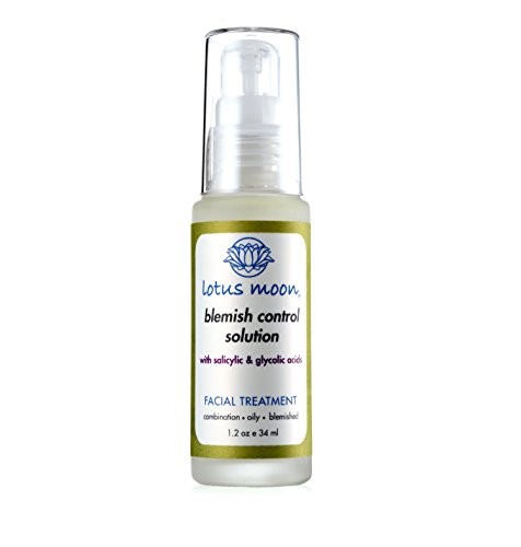 Lotus Moon Blemish Control Solution - Combines Glycolic and Salicylic Acids to Target Blemishes and Prevent Future Breakouts - Duafe Beauty Collective