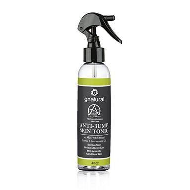 Gnatural Alpha Club Anti-Bump Skin Tonic Spray For Men. The NEXT Level in Razor Bump Protection, Use Shave Tonic Post-Shave for a Smooth Face Without RazorBumps. - Duafe Beauty Collective