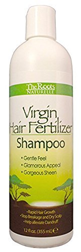 Virgin Hair Fertilizer Shampoo | African American Hair Shampoo | Rapid Hair Growth | Helps Reduce Breakage, Dry Scalp and Dandruff | Natural Hair Product Contains Jojoba Seed Oil, Honey Extract, Aloe Vera Extract, Tea Tree Oil, Fragrance | Black Hair Care - Duafe Beauty Collective