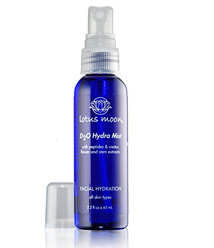 Lotus Moon D2O Hydra Mist 2oz - anti-aging antioxidant protection with peptides and cactus stem flower extract - Duafe Beauty Collective